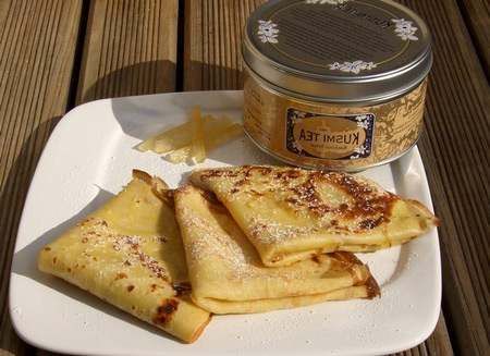 Crêpe au thé noir