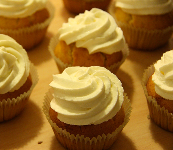 Cup cake à la vanille