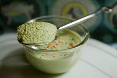 Mousse au thé blanc et au chocolat